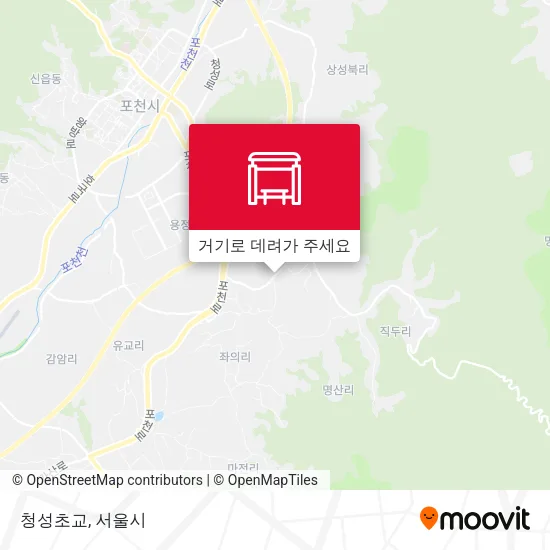 청성초교 지도