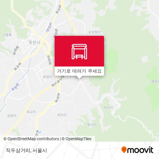 직두삼거리 지도