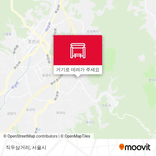 직두삼거리 지도