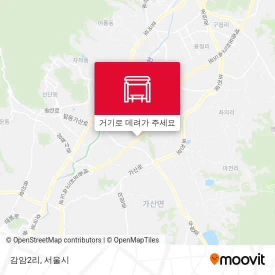 감암2리 지도