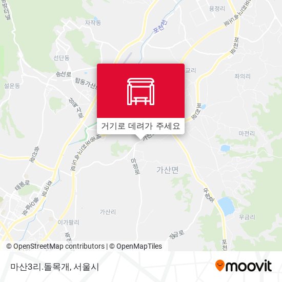 마산3리.돌목개 지도