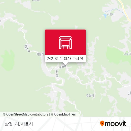 삼정1리 지도