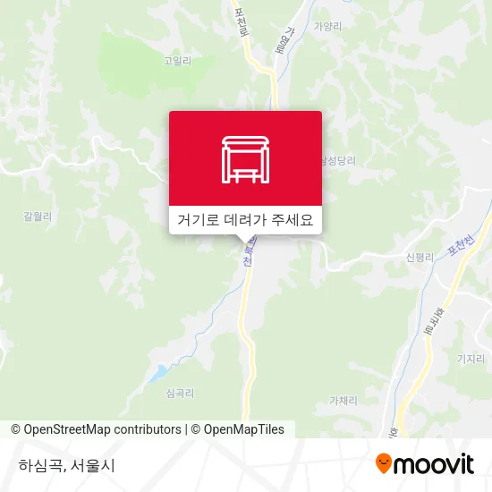 하심곡 지도