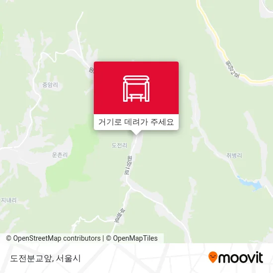 도전분교앞 지도