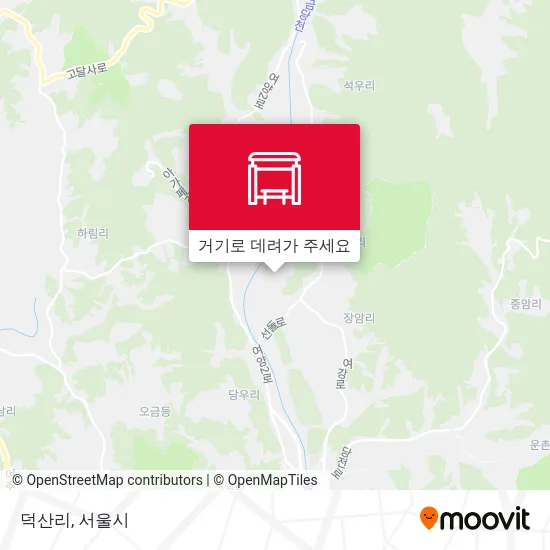 덕산리 지도