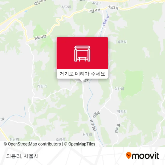 외룡리 지도