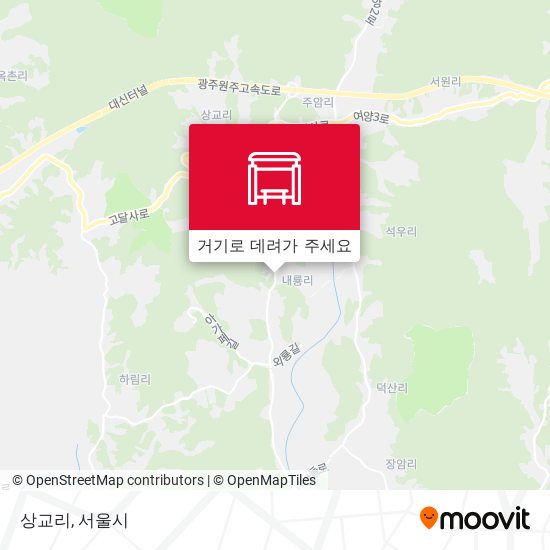 상교리 지도
