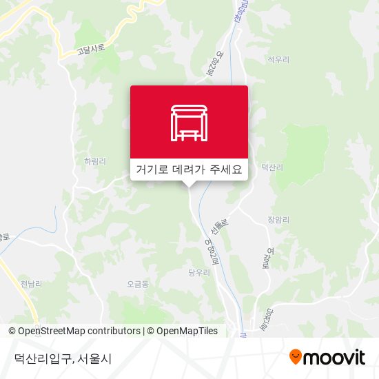덕산리입구 지도