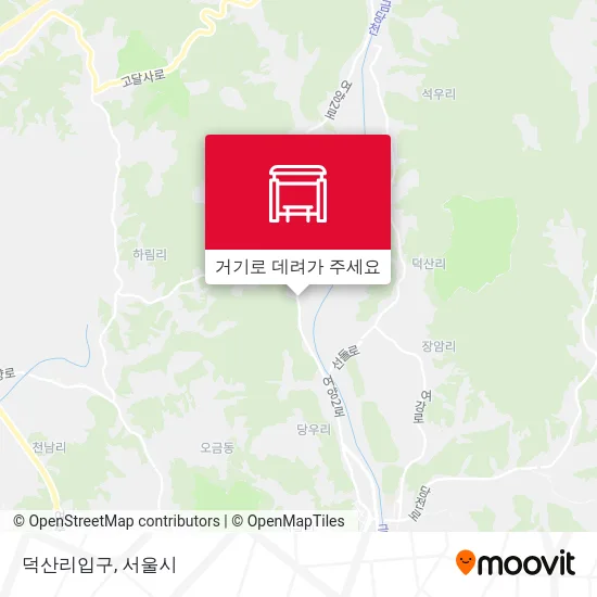 덕산리입구 지도