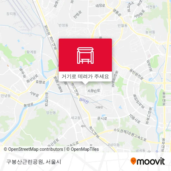 구봉산근린공원 지도
