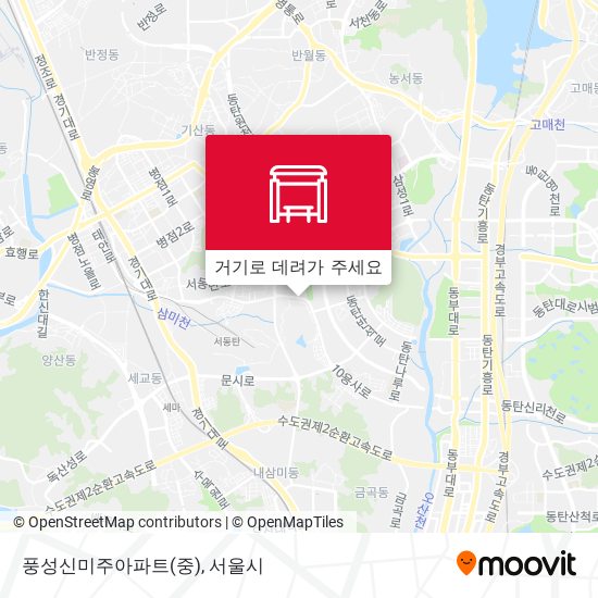 풍성신미주아파트(중) 지도