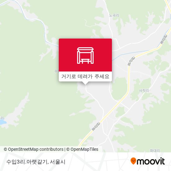 수입3리.아랫갈기 지도