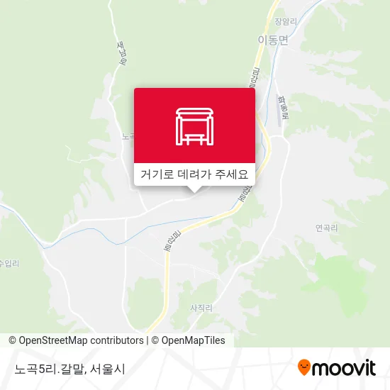 노곡5리.갈말 지도