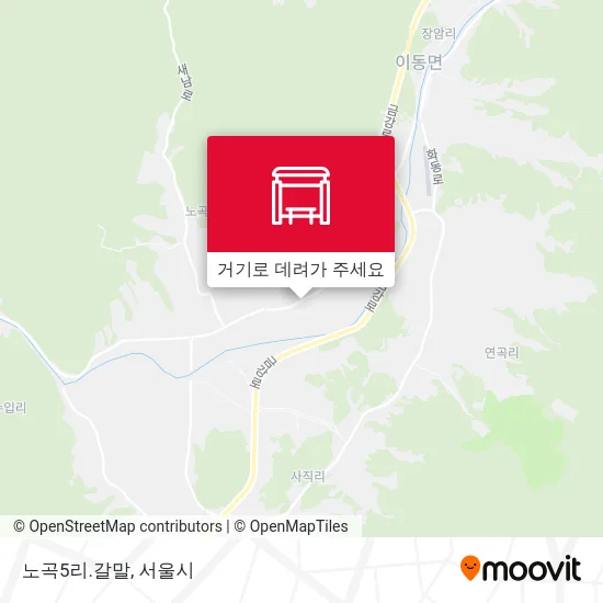 노곡5리.갈말 지도