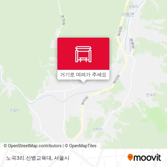 노곡3리.신병교육대 지도