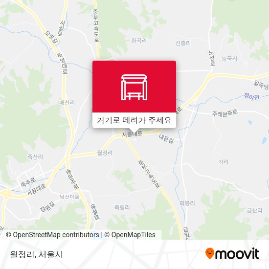 월정리 지도