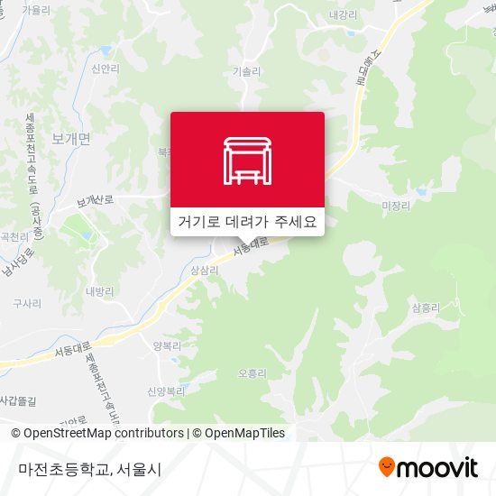 마전초등학교 지도