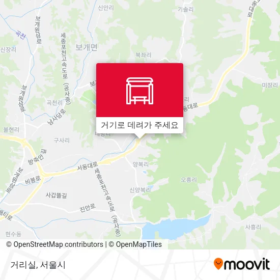 거리실 지도