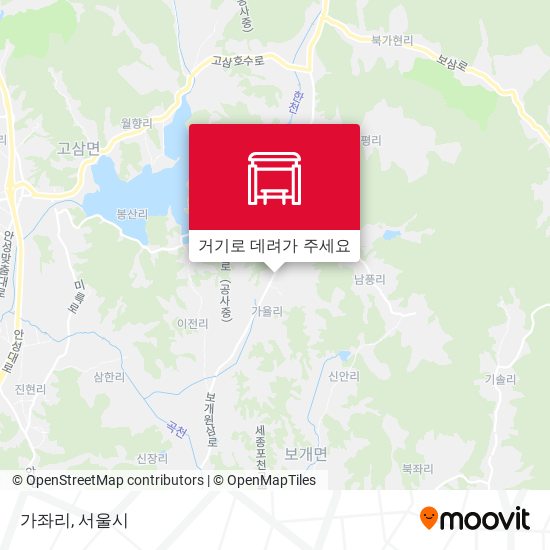 가좌리 지도