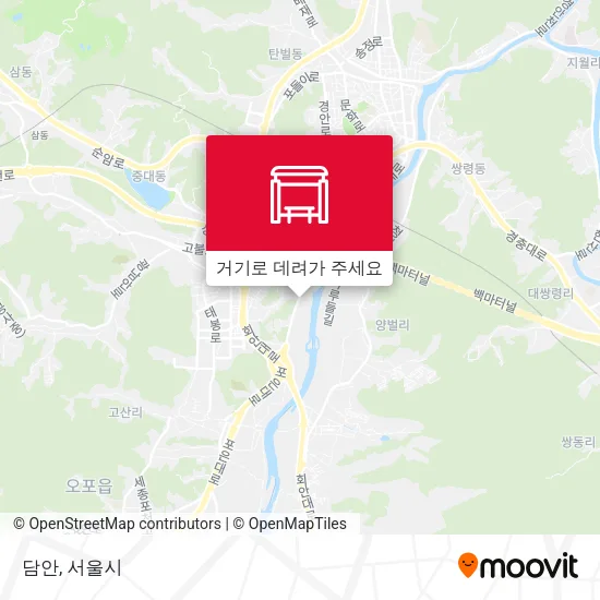 담안 지도