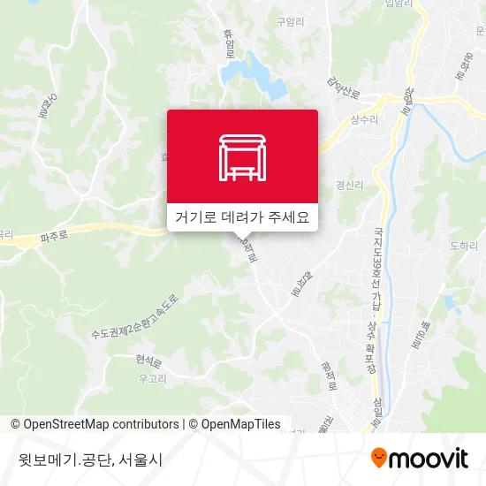 윗보메기.공단 지도