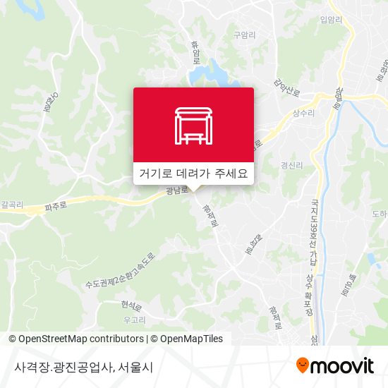 사격장.광진공업사 지도