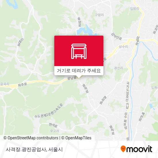 사격장.광진공업사 지도