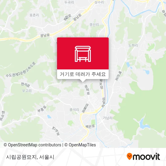 시립공원묘지 지도
