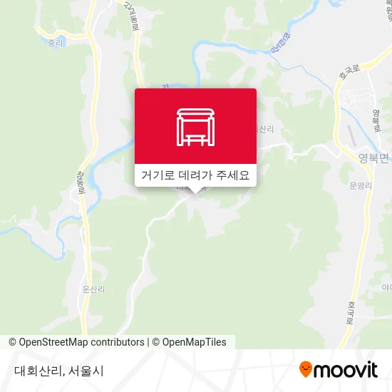 대회산리 지도