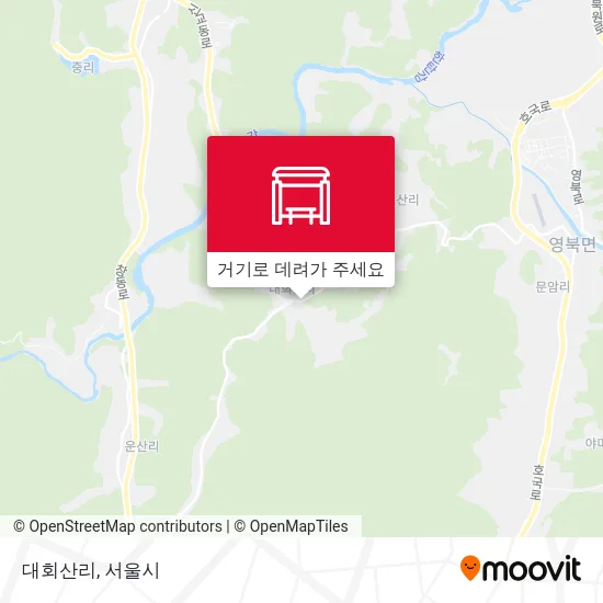 대회산리 지도