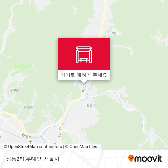 성동2리.부대앞 지도