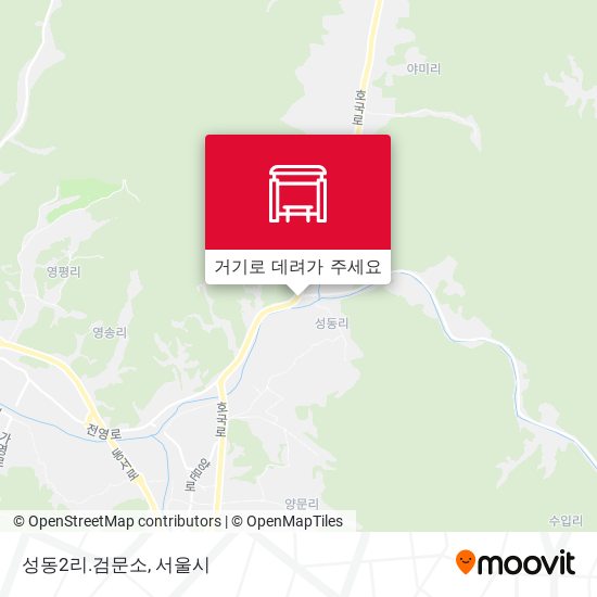 성동2리.검문소 지도