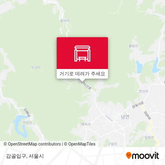 감골입구 지도