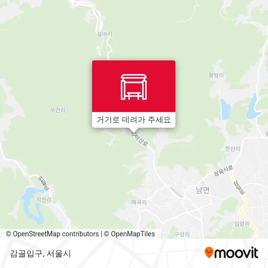 감골입구 지도