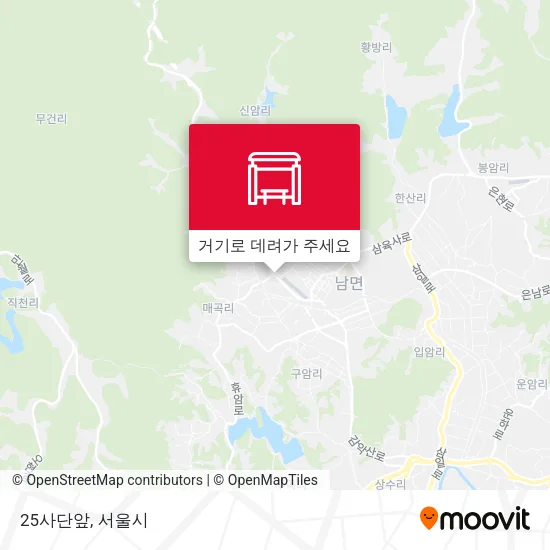 25사단앞 지도