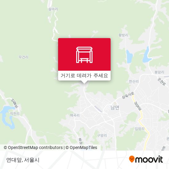 연대앞 지도