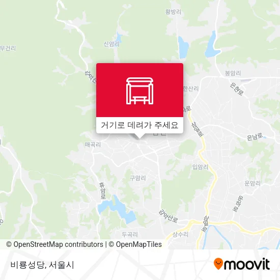 비룡성당 지도