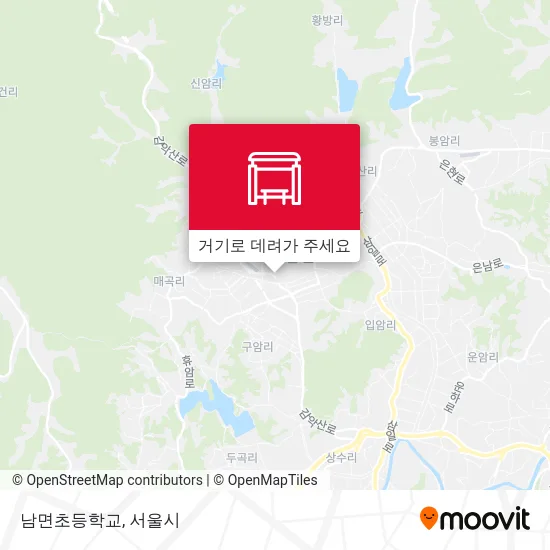 남면초등학교 지도
