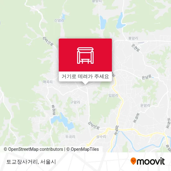 토교장사거리 지도