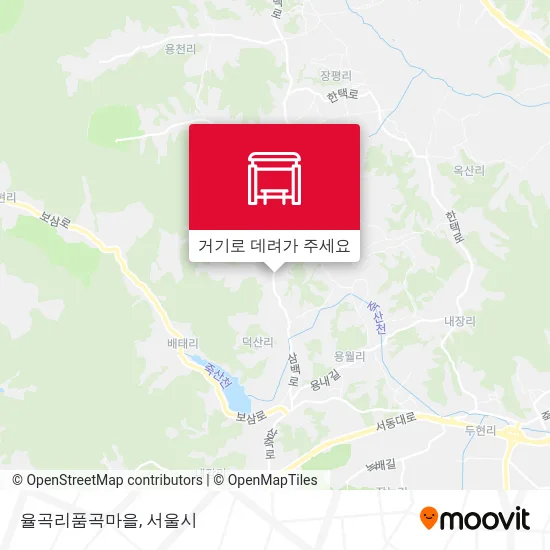 율곡리품곡마을 지도