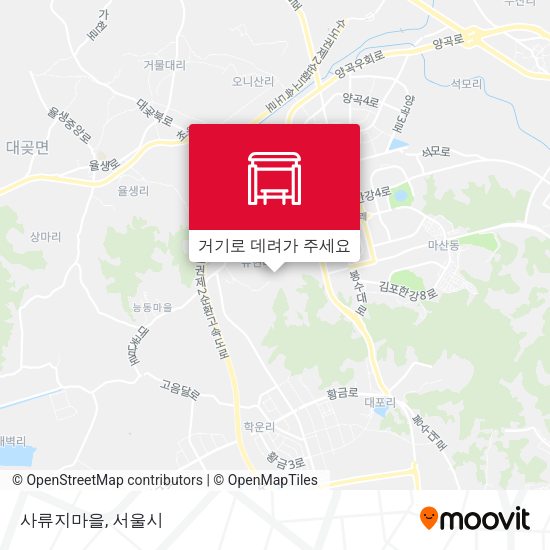 사류지마을 지도