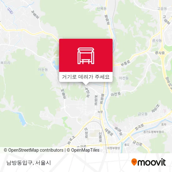 남방동입구 지도