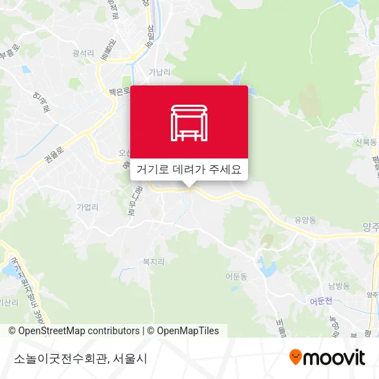 소놀이굿전수회관 지도