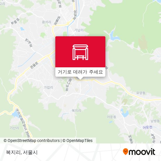 복지리 지도