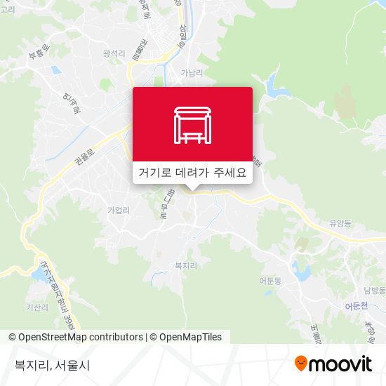 복지리 지도