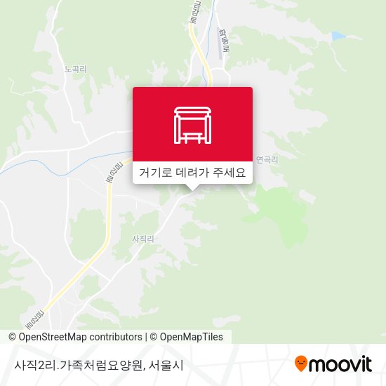 사직2리.가족처럼요양원 지도