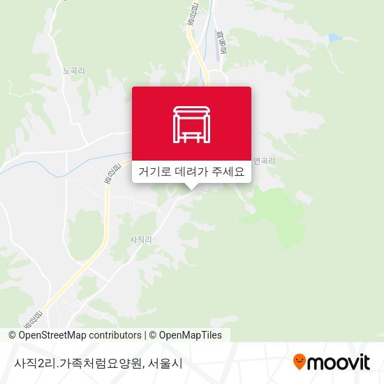 사직2리.가족처럼요양원 지도