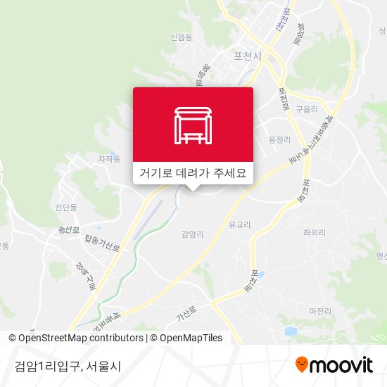 검암1리입구 지도