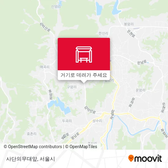 사단의무대앞 지도