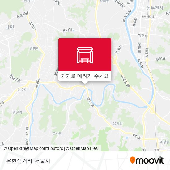은현삼거리 지도
